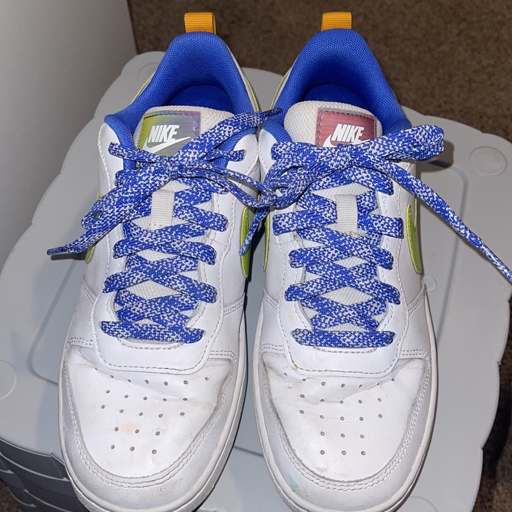 Air Force One blue and lime green 5.5y